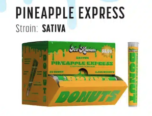 ICE Kream Donut THCA Preroll | 20 CT 2.25G | Pineapple Express (Sativa)